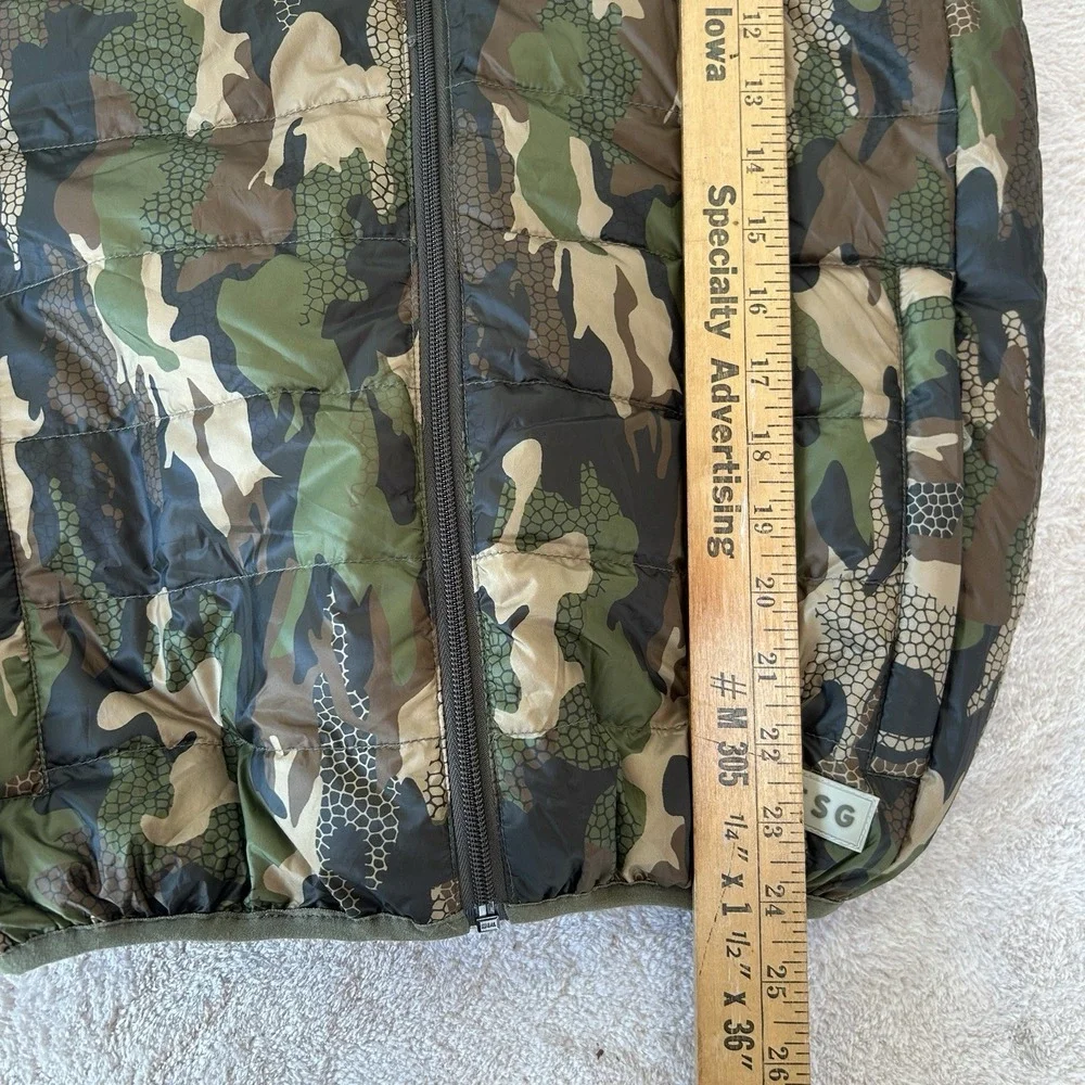 TSG The Sporting Gent Camo Reeldown Puffer‎ Vest Size S Reversible Packable NWT